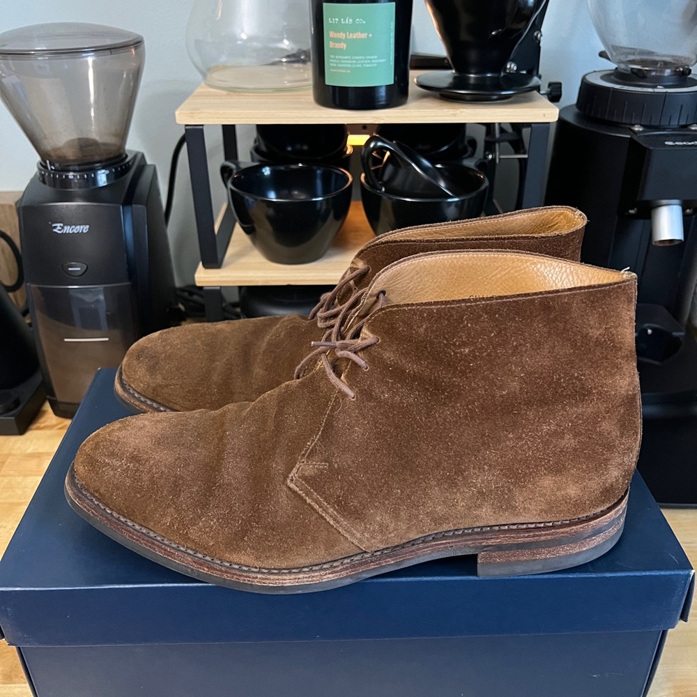 Crockett & Jones Chiltern Snuff Suede Men’s Chukka